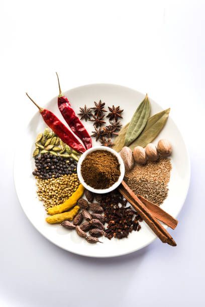 Indian Spice Mix | Garam Masala Powder Indian Spice Mix, Just Ingredients, Spices Photography, Ingredients Photography, Garam Masala Powder, Organic Packaging, Spices Packaging, Food Photography Tutorial, Pani Puri