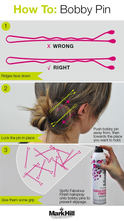 These must-try hair hacks will change the way you use your bobby pins forever. How To Put In Bobby Pins, Pinned Bangs, Hairstyling Tips, Pin Hairstyles, Mark Hill, Bangs Back, Bobby Pin Hairstyles, Hair Things, Easy Hair Updos