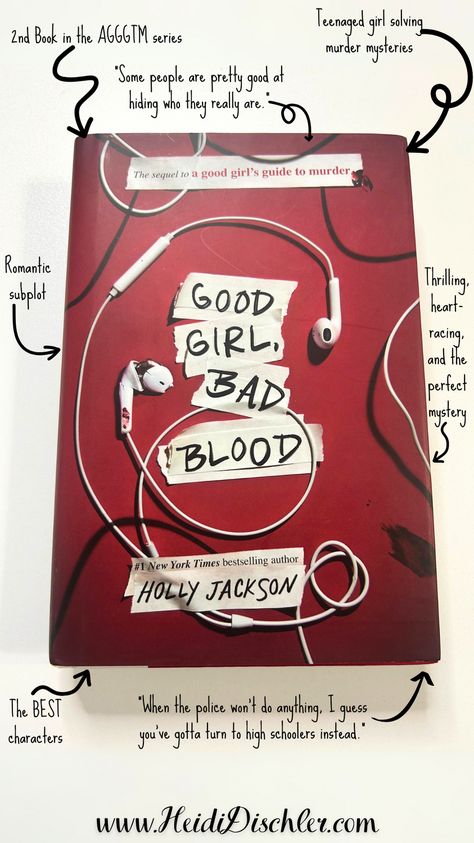 Good Girl Bad Blood Book, Good Girl Bad Blood, Book Man, Holly Jackson, Book Genre, Best Quotes From Books, Hearts Girl, Book Aesthetics, High Hopes