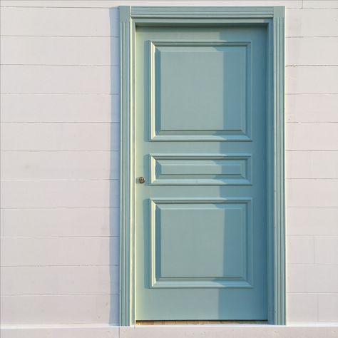 Mint green wooden door Mint Green Door, Door Inside House, Mint Door, Bedroom Vibes, Door Inside, Inside House, Green Door, Wooden Doors, Mint Green