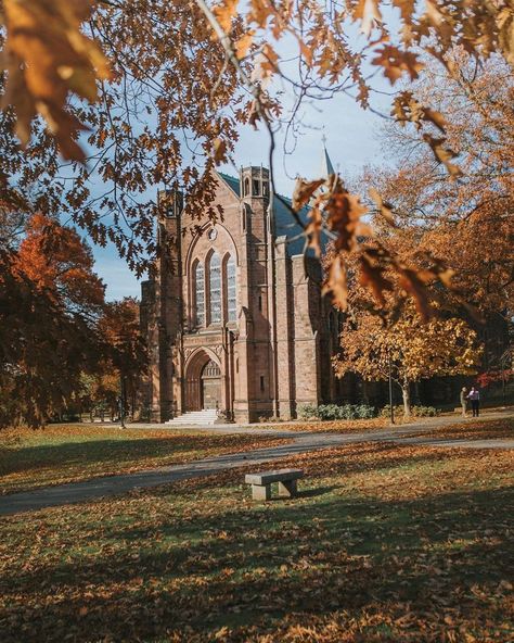 Fall In College Aesthetic, Vermont College Aesthetic, Fall College Aesthetic, Mount Holyoke College Aesthetic, Morehouse College Aesthetic, Belmont University Nashville, Romanticizing College, Campus Fashion, Mount Holyoke College