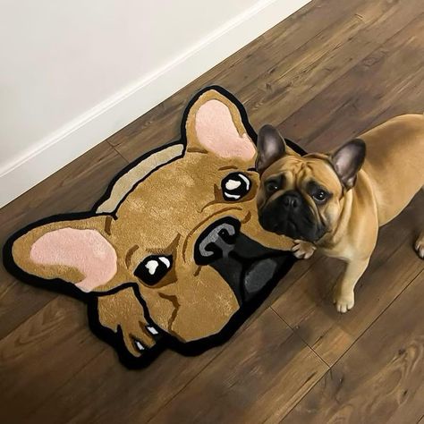 mxn Personalized Pet Shaped Portrait Rug,Handmade Tufted Rug,Dog Rug,Custom Pet Rug Pad,Custom Rugs with Picture,Entrance Floor Mats,Gift for Him/Her,pet Lover (56 * 60cm) Dog Rug, Tufting Rug, Rug Tufted, Rug Tufting, Funky Rugs, Your Adorable, Animal Rug, Art Rug, Tufted Rugs