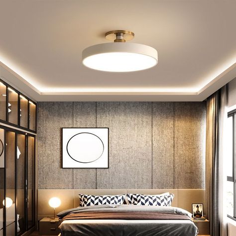 Recessed Ceiling Lights, Lighting Modern, Recessed Ceiling, Study Rooms, Bedroom Ceiling Light, Luminous Colours, Led Flush Mount, Modern Round, Modern Led