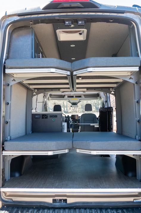 Gallery | Paradigm Vans Transit Camper Conversion, Sprinter Van Camper, Van Bed, Camper Beds, Ford Transit Camper, Transit Camper, Kombi Home, Sprinter Van Conversion, Van Conversion Interior