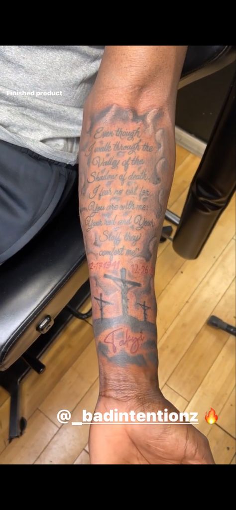 Psalm 23 Tattoo Forearm, Psalms 23:4 Tattoos Forearm, Psalm 23 Tattoo Men, Psalms 23:4 Tattoos, Psalms 23 Tattoo, Psalm 23 4 Tattoo, Psalm 23 Tattoo, Psalm Tattoo, 23 Tattoo