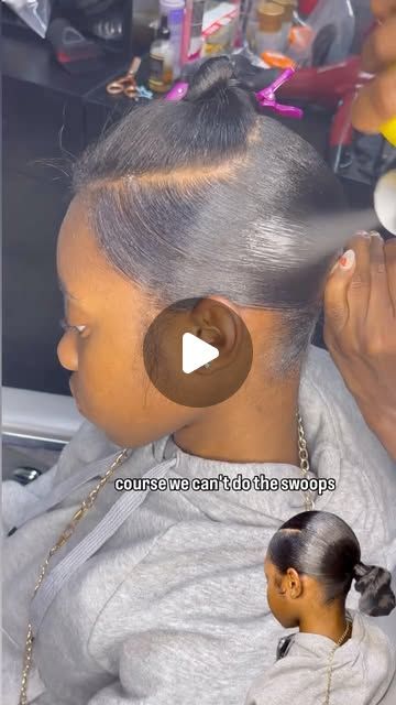 @mybraidedwig_official on Instagram: "Low knot bun slicking tutorial!!💯❤️

Pls help me reach at 160K fans if possible~🙏🏽
Follow @mybraidedwig_official for more creative hair videos~
.
🛒Best Full HD Lace Knotless Braided Frontal Wig
💸Use 30% OFF Code: “MUU30”
✈️24Hrs free worldwide shipping by DHL FedEx
👌🏾Pay later by Afterpay Goggle-pay Apple-pay Klarna PayPal
.
.
.
.
.
.
.
.
#explorepage #satisfyingvideos #blackgirlmagic #braidstyles #inspiration #viral #arroganttae #transformation #cutegirlhairstyles #blackgirls #naturalhair #twiststyles #locs #braider #viralpost #naturalhairstyles #knotlessbraids #boxbraids #braidseason #lmao #foryoupage #goddessbraids #explore #blackgirlsrock #locstylesforwomen #naturalhairrocks #foryou #twistout #locs4life" Low Knot Bun, Egirl Hairstyles, Low Bun Hairstyles Tutorial, Black Hair Bun, Knot Bun, Low Bun Hairstyles, Creative Hair, Hair Bun Tutorial, Twist Styles