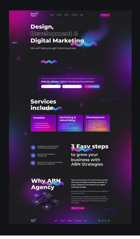 Website develops Neon Website Design, Minimalism Web Design, Aesthetic Infographic Design, Services Page Design, Mobile Ux Design, Aesthetic Website Design, Neon Website, Website Typography, Typography Composition