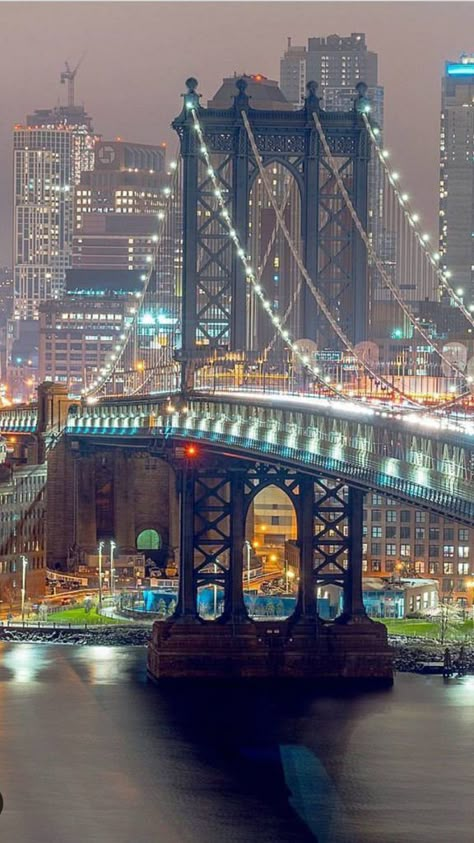 Bridge Aesthetic, New York Bridge, Manhattan City, Manhattan Bridge, Nyc Life, New York Life, New York City Travel, Ny City, Drone Photos