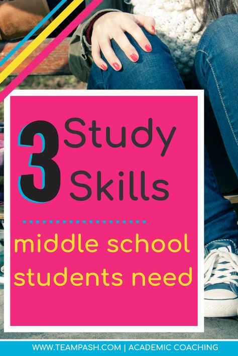 Study Schedule For Middle School, Study Skills For Middle School, Middle School Study Tips, Study Skills Middle School, Middle School Study Skills, Teaching Study Skills, Academic Coaching, Academic Advisor, Homeschool Middle School