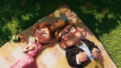 Up (2009) Up Carl Y Ellie, Disney Desktop Wallpaper, Pink Wallpaper Laptop, Carl Fredricksen, Up 2009, Hd Wallpapers For Laptop, Kirk Douglas, Romantic Picnics, Kids' Movies