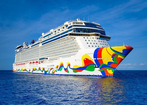 Norwegian Cruise Line Will Resume Cruises in August Norwegian Encore, Cruise Ship Pictures, Biggest Cruise Ship, Royal Caribbean Cruise Ship, Cruise Secrets, Carnival Cruise Ships, Anthem Of The Seas, Royal Caribbean Ships, Harmony Of The Seas