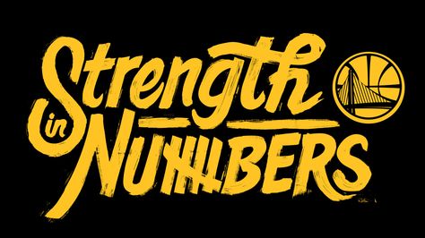 The Golden State Warriors have got game in the branding world, too. Strength In Numbers, Bola Basket, Marketing Program, Typography Letters, Led Signs, Golden State Warriors, Golden State, Cal Logo, Interactive Design