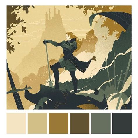 Daytime Color Palette, Pirate Colour Palette, Cold Pallette, Character Color Palette Design Reference, Fairy Color Pallete, Dungeons And Dragons Color Palette, Ancient Color Palette, Limited Palette Illustration, Fantasy Colour Palette