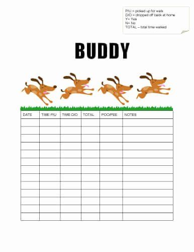 Walking Chart, Training Plan Template, Dog Log, Puppy Training Schedule, Business Letter Format, Lesson Plan Template Free, Printable Dog, Business Plan Template Free, Report Card Template