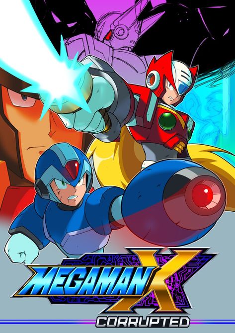 Maverick Hunter, Megaman Series, Mega Man Art, Star Force, Lupin The Third, Capcom Art, Megaman X, Zelda Art, Mega Man