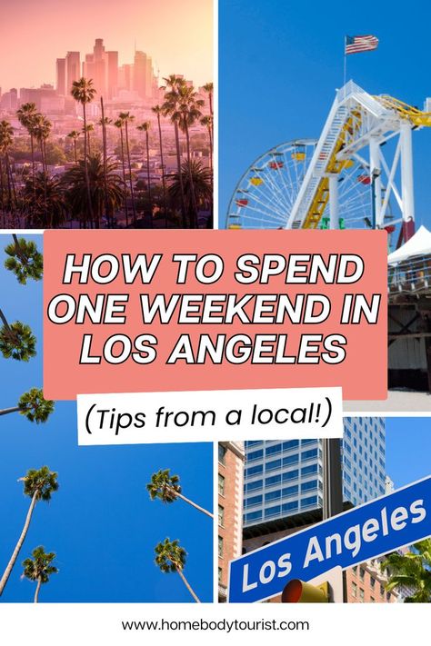 How to spend one weekend in Los Angeles Bucket List Trips, Los Angeles Itinerary, Weekend In Los Angeles, West Coast Travel, Visit Los Angeles, 3 Days Trip, Paradise Cove, Studio City, California Travel