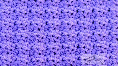 Tiny Cloud Crochet Stitch Bobble Stitch Crochet, Crochet Lace Pattern, Crochet Stitch, Crochet Dishcloths, Bobble Stitch, Crochet Stitches Tutorial, Blanket Pattern, Crochet Lace, Crochet Stitches