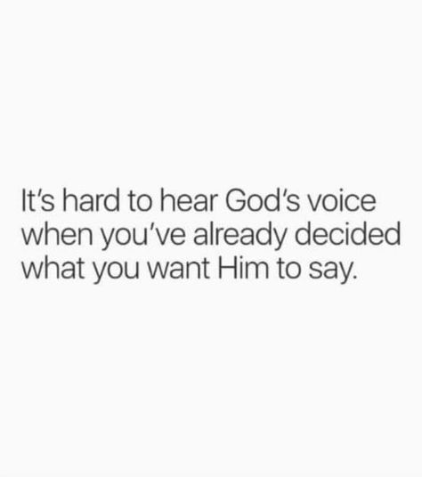 Gods Voice Quotes, Voice Quotes, Wont He Do It, Hearing Gods Voice, Celebrate Recovery, Christian Bible Study, Christian Motivation, Inspirational Bible Quotes, Real Facts