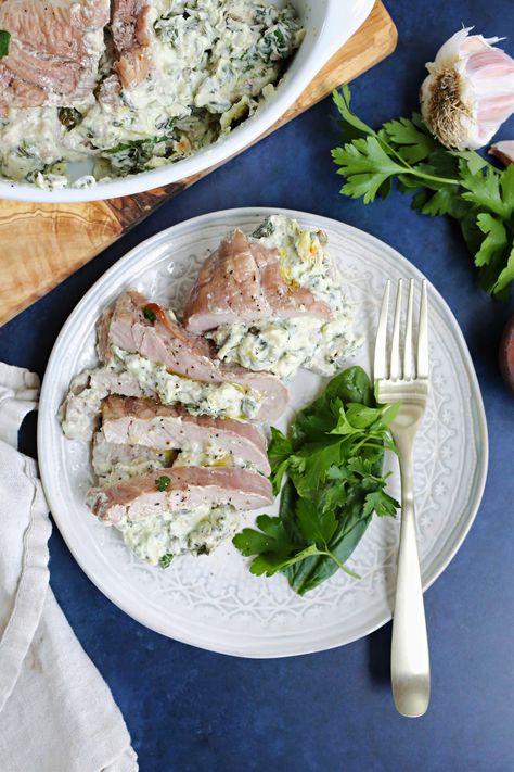 Cream Cheese Stuffed Pork Loin, Cream Cheese Stuffed Pork Chops, Cream Cheese Stuffed Pork Tenderloin, Cheese Stuffed Pork Tenderloin, Meat Cooking Chart, Pork Loin Recipes Slow Cooker, Smoked Pork Loin Recipes, Oven Dinners, Loin Recipes