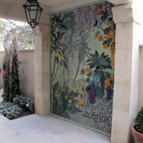 Mosaic art is the most environmentally friendly decor of all - Mosaics Lab - contemporary mosaic art, custom mosaic artwork, & mosaic tiles Mosaic Studio, Eco Friendly Art, Mosaic Tile Art, Mosaic Murals, Tile Trends, Popular Decor, Custom Mosaic, Mosaic Artwork, Earthship