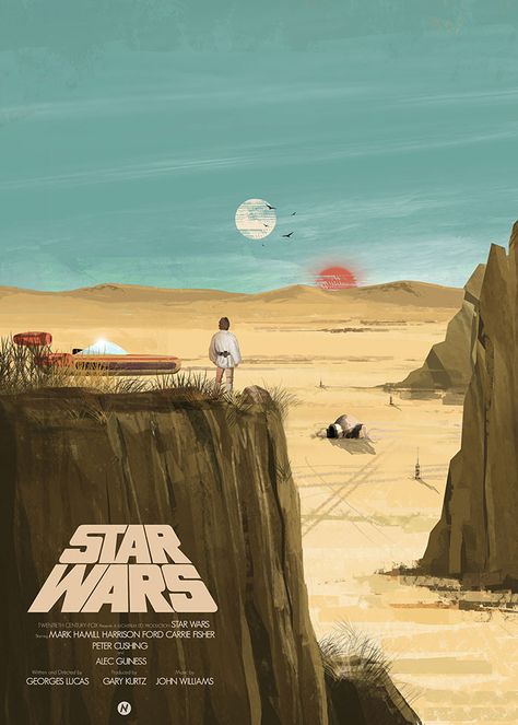 Star Wars: Episode IV – A New Hope by Mainger Germain Star Wars Vintage, Star Wars Background, Collage Mural, Star Wars Episode Iv, Original Trilogy, Star Wars Wallpaper, Star Wars Artwork, Star Wars Images, Star Wars Fan Art