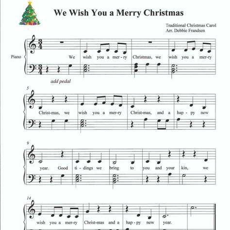 We Wish You a Merry Christmas, easy piano sheet music, C position https://www.etsy.com/listing/1335560166/we-wish-you-a-merry-christmas Lets Play Music, Christmas Piano, Piano Music Lessons, Easy Piano Songs, Christmas Easy, Easy Piano Sheet Music, Piano Songs, Music Items, St Nicholas