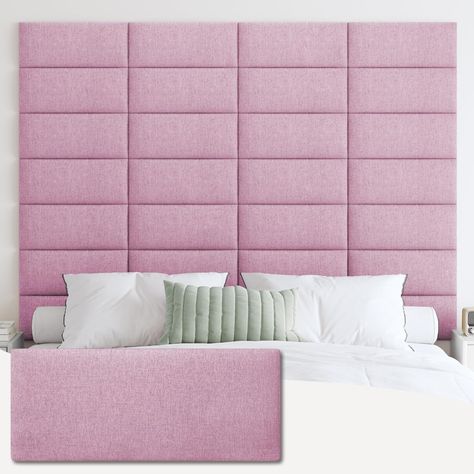 IFNOW Upholstered Wall Mounted Headboard, 3D Soundproof Wall Panels Peel and Stick Headboard for Queen Size, Reusable and Removable Tufted Bed Headboard in Beige(9 Panels, 10" x 24") : Amazon.ca: Home Ceiling Height Headboard, Peel And Stick Headboard, Wall Mounted Headboard, Mounted Headboard, Soundproof Wall, Wall Headboard, Faux Headboard, Wall Mounted Headboards, Pillow Headboard