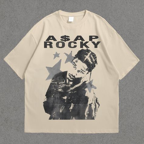 ASAP Rocky Shirt - ASAP Rocky Merch - Rapper Tee - ASAP Rocky Vintage Shirt - Unisex T-Shirt Asap Rocky Merch, Asap Rocky Vintage, Asap Rocky Shirt, Asap Rocky T Shirt, Travis Scott T Shirt, Tshirt Printing Business, Rapper Merch, Baggy Fashion, Rapper Shirts