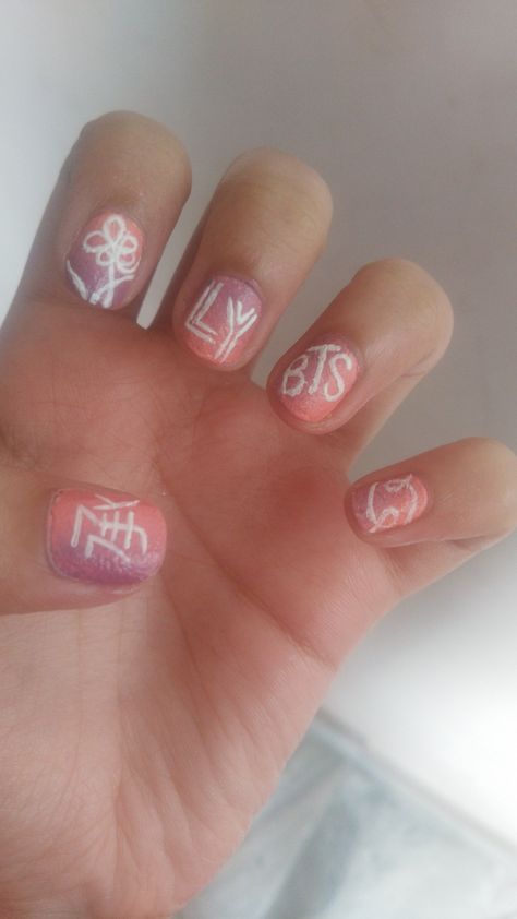 Love Yourself Nails, Bts Love Yourself, Love Yourself, You Nailed It, Love You, Nail Art, Bts, Nails, Beauty