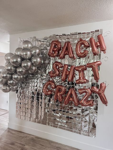 Glitz And Glam Bachelorette Party Ideas, Sparkle Bachelorette, Boujee Bachelorette Party, Crazy Decor, Bachelorette Vibes, Bachelorette Balloons, Last Disco, Bachelorette Theme, Bachelorette Ideas