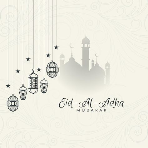 Eid Al Adha Mubarak Design, Bajram Mubarek, Bakrid Mubarak, Eid Card, Eid Card Designs, Adha Mubarak, Eid Al-adha Mubarak, Eid Ul Adha, Eid Al Adha Mubarak