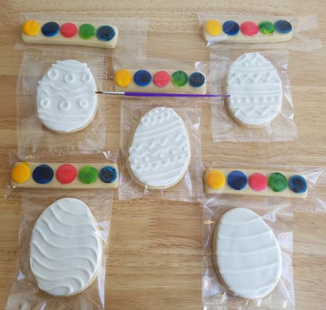 Paint Your Own Easter Cookies, Easter Sugar Cookies Decorated, Shaving Cream Easter Eggs, Paint Your Own Cookies, Cookie Kits, Cookie Decorating Kit, Cookies Decoration, Cookie Decorating Kits, Easter Egg Cookies