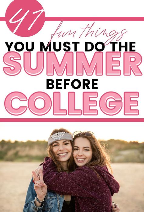 Before College Bucket List, College Summer Bucket List, 20s Bucket List, School Is Out For Summer, Summer Before College, High School Bucket List, Get Ready For College, College Bucket List, Ready For College