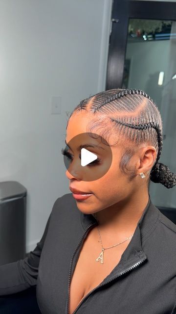 @jesstyledit on Instagram: "it’s almost that season 😍 4 stitch braids + freestyle!    april bookings are open ! don’t book your appointment last minute 🤭  FOLLOW FOR MORE 🎀  #atlantahairstylist #mariettahairstylist #smyrnahairstylist #booknow #explorepage #atlhair #atlbooking #atlbraids #atlsewins #explore #atlstylist #cobbhairstylist #atlantabraids #atlanta #atlantabraider #atlmua #atlantahair #atlknotless #atlponytails #ponytails #mediumknotless #book #atlwigs #atllacefrontals #atlfrontals #atlfeedinbraids #clarkatlantauniversity #georgiastateuniversity #ksuhair" Four Braids Cornrow Natural Hair, Four Stitch Braids In Two Buns, 4stitch Braids, 4 Stiches Braids, Side Part Braids With Heart, 4 Stitch Braids With Design, Crossover Stitch Braids, Stitch Braids For Black Women, 4 Freestyle Stitch Braids