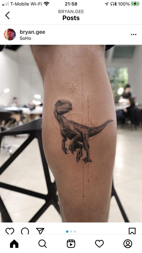 Small Dope Tattoos, T Rex Tattoo, Wolf Tattoos For Women, Artsy Tattoos, Card Tattoo Designs, Dinosaur Tattoos, Cross Tattoos For Women, Cool Arm Tattoos, Blue Tattoo