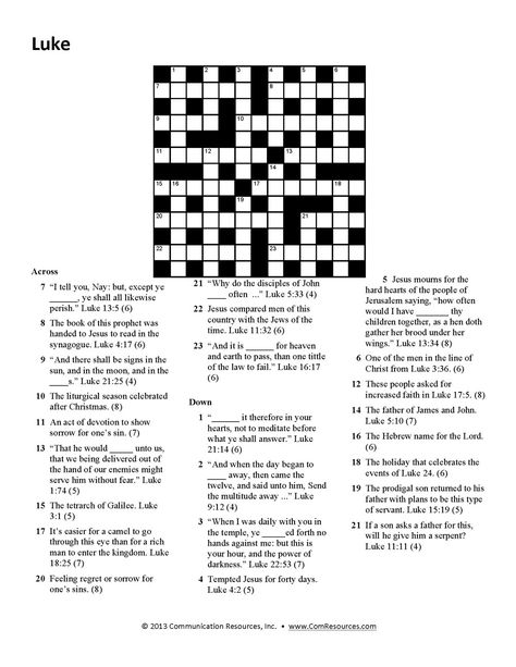 Crossword Puzzles For Adults, Crossword Puzzles Printable, Thanksgiving Crossword Puzzle, Word Puzzles Printable, Easter Crossword, Thanksgiving Crossword, Bible Crossword Puzzles, Christmas Crossword Puzzles, Christian Puzzles