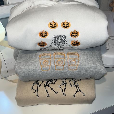 We’ve made the cutest Halloween hoodies for you to get your hands on this October  #halloween #october #love #hoodies #yes #girls Autumn Drinks, Halloween Sweaters, October Love, Sweaters And Hoodies, Embroidery Halloween, Halloween Hoodies, October Halloween, Halloween Sweater, Halloween Hoodie