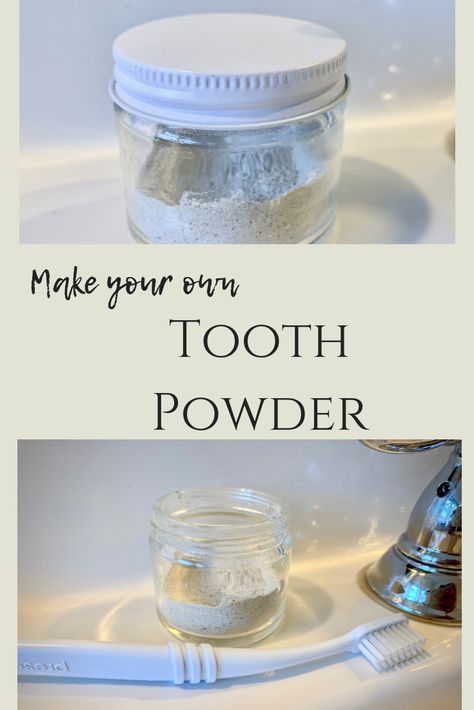 I love using my own tooth powder. It's a simple but effective (dentist-approved) recipe:  - baking soda - sea salt - bentonite clay - myrrh powder - peppermint essential oil  #makeyourown #diy #toothpowder #healthy #healthyteeth #healthygums #simple Diy Tooth Powder, Tooth Powder Recipe, Beauty Maintenance, Diy Toothpaste, Toothpaste Recipe, Fennel Essential Oil, Homemade Toothpaste, Mom Things, Diy Teething