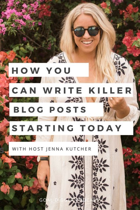 Wondering the anatomy of the perfect blog post? We're covering all the bases and leading you step by step to writing a killer blog post so you can start today. Jenna Kutcher Profile, Norwex Biz, Jenna Kutcher, Side Work, Goal Digger, Target Market, Freelance Business, Blogging 101, Business Idea