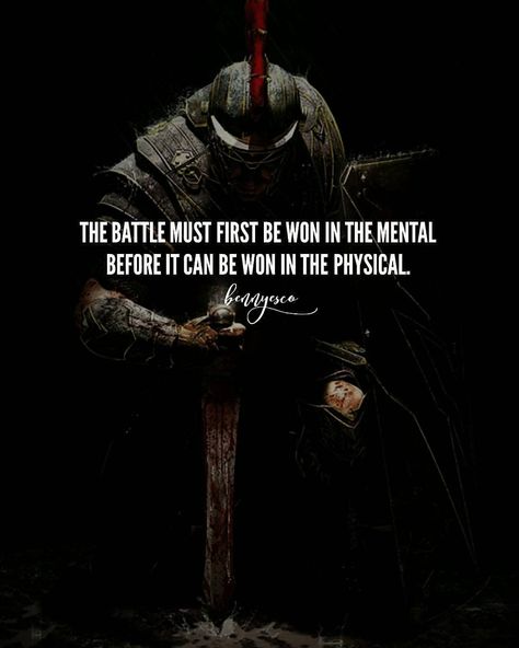 Let me know what you think! Leave a comment 👇 - You need to win the mental battle before the battle can be won in the physical. Most of the… Battle Quotes, Military Motivation, Bear Quote, Stoicism Quotes, Stoic Quotes, Man Up Quotes, Self Inspirational Quotes, Positive Things, Mental Energy