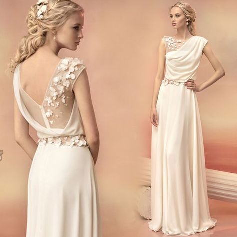 Size: 2XL Bohemian Beach Wedding Dress, Beach Bridal Gown, Long Evening Dresses, Elegant Bridesmaid Dresses, Chiffon Wedding Dress, Plus Size Formal, Plus Size Formal Dresses, Lace Chiffon, Ball Gowns Prom