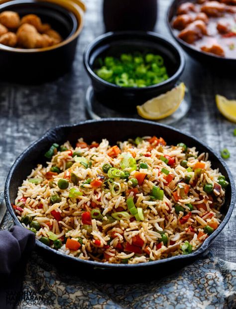 Easy Vegetable Fried Rice - So much Better than a Takeaway!  #friedricice #veganrice #chinese food Fried Rice Photography, Chinese Coleslaw, Vegetable Fried Rice Recipe, Rice Photography, Cooking Quotes, Chinese Vegetables, Vegetable Fried Rice, Easy Vegetable, Chinese Cabbage