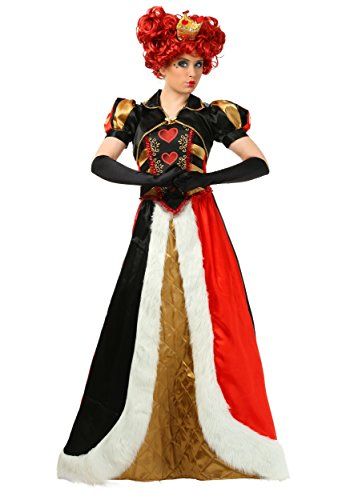 This is a cute Womens Halloween costume.  Perfect for a Halloween party or cosplay occasion.  #Halloween #Womens #costumes #sexy #cute #Halloween2018  Plus Size Elite Queen of Hearts Costume #queen #hearts #plus #size Queen Of Hearts Halloween Costume, Queen Of Hearts Halloween, Food Party Ideas, Fairy Tale Costumes, Halloween Parejas, Costume Carnaval, Carnival Outfit, Latina Outfit Ideas, Queen Of Hearts Costume