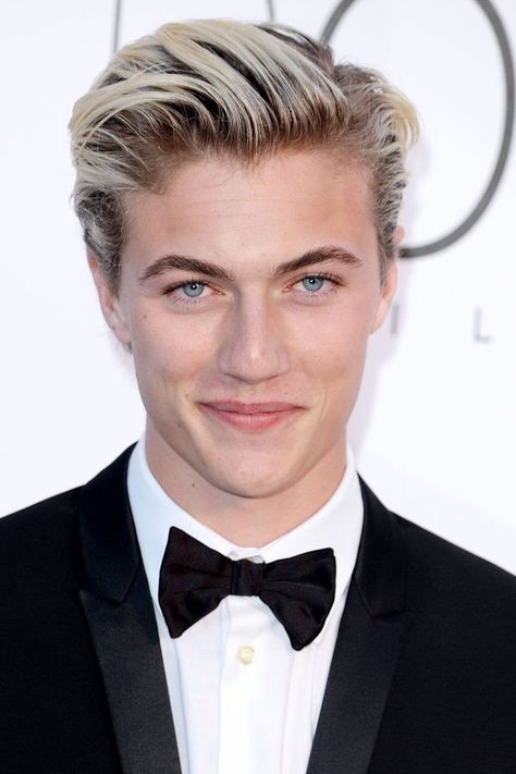 Lucky B Smith, Lucky Smith, Blue Smith, Lucky Blue Smith, Quiff Hairstyles, Hairstyle Names, Lucky Blue, Blonde Hair Blue Eyes, British Vogue