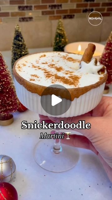 Cocktails (21+ to follow) on Instagram: "Dessert Cocktails = 🔑 to my heart!❤️ This delicious Snickerdoodle Martini will be your favorite way to end the holiday nights! 🍪😋🍸 #cocktail #martini #dessert #ideas #recipe #delicious #yummy #snickerdoodle #cinnamon #sweet #fyp" Snickerdoodle Martini, Dessert Cocktails, Cocktail Martini, Cocktail Desserts, Snickerdoodles, Follow On Instagram, Dessert Ideas, Martini, My Heart