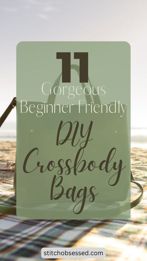 have you ever made a DIY handbag? This post will help you create your own crossbody bag and give you lots of free options for crossbody bag pattern. Diy Purse Patterns Free, Convertible Bag Pattern, Diy Purse Patterns, Crossbody Purse Patterns, Crossbody Bag Diy, Unique Sewing Patterns, Purse Patterns Free, Handbag Sewing Patterns, Crossbody Bag Pattern