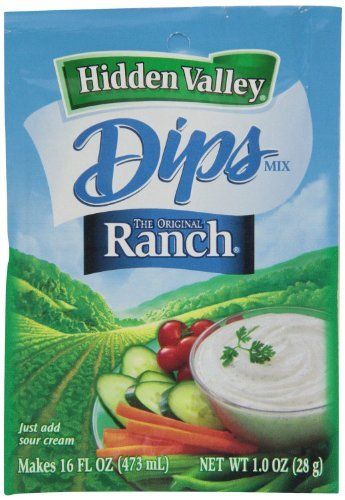 Hidden Valley the Original Ranch Dip Mix, 1 Ounce Packet (Pack of 6) Ranch Dip Mix Recipe, Ranch Vegetable Dip Recipe, Hidden Valley Ranch Dip, Make Salad Dressing, Ranch Dip Mix, Onion Dip Mix, Vegetable Dip Recipe, Ranch Dressing Dip, Hidden Valley Ranch Dressing