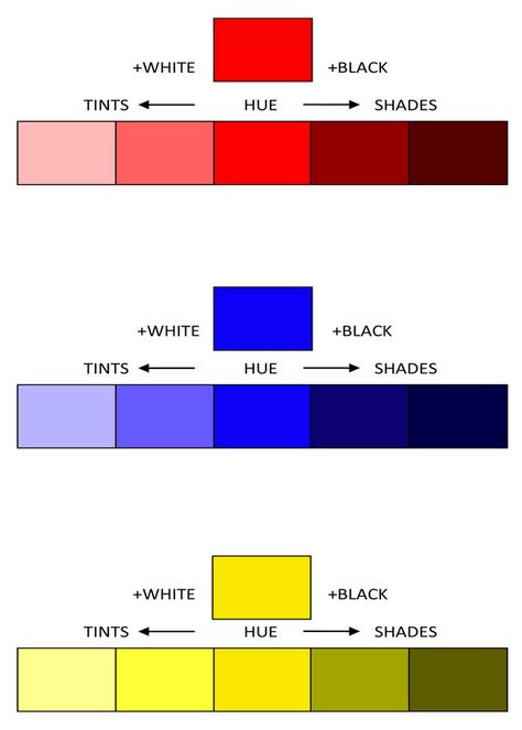 tint_shade Value In Color Theory, Understanding Value In Art, Understanding Color Theory, Colour Value Art, Tints And Shades Art Lesson, Sophia Learning, Colour Value, Elements Of Interior Design, Elements Of Art Color