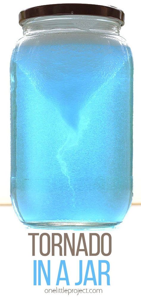 Tornado Craft, Kids Science Experiment, Tornado In A Jar, Tornado In A Bottle, Weather Experiments, Weather Crafts, Weather Science, Science Week, Diy Science Experiments