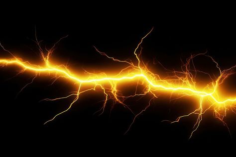 Light strike thunderstorm lightning yellow. AI generated Image by rawpixel. | premium image by rawpixel.com / Sakarin Sukmanatham Yellow Lightning Wallpaper, Lightning Overlay, Alight Motion Logo, Golden Lightning, Lighting Strike, Neon Technology, Edit Overlays, Yellow Lightning, Thumbnail Background